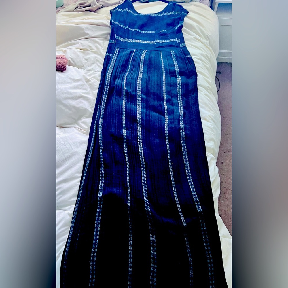 Ace & Jig cap sleeve maxi dress with pockets. EUC.